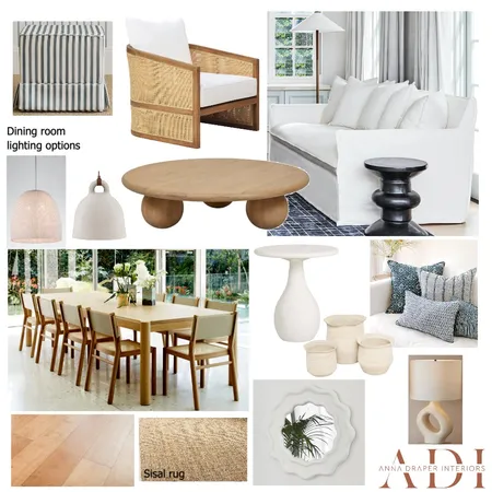 Coughlan - Living/Dining moodboard Interior Design Mood Board by Anna Draper Interiors on Style Sourcebook