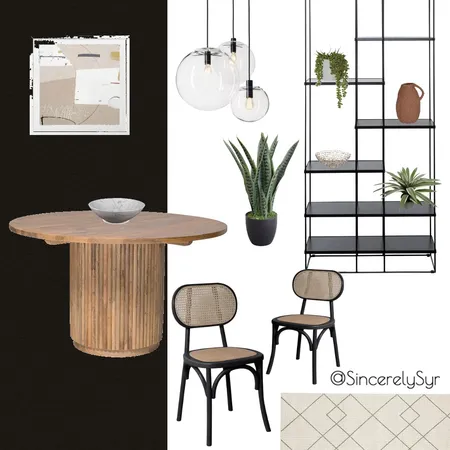 @sincerelysyr - Moody Dining Room Interior Design Mood Board by SincerelySyr on Style Sourcebook