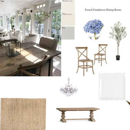 French Farmhouse dining room Interior Design Mood Board by Kahryn on Style Sourcebook