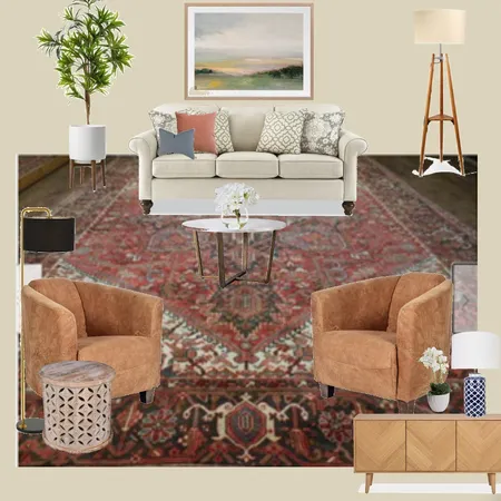 living room heriz Interior Design Mood Board by Jaleh on Style Sourcebook