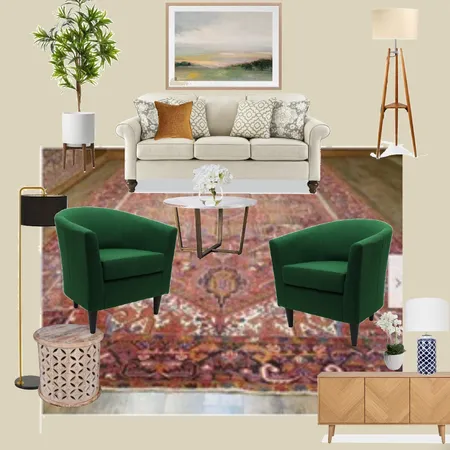 living room heriz Interior Design Mood Board by Jaleh on Style Sourcebook