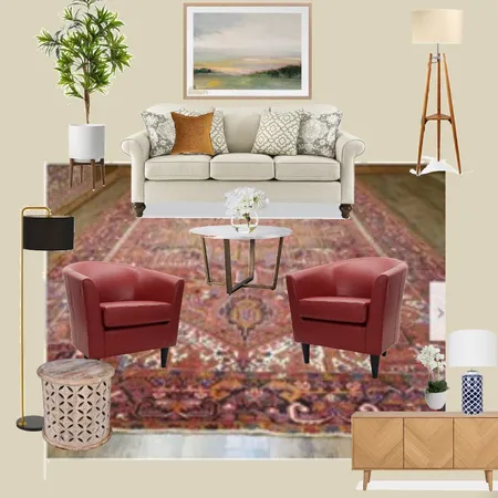 living room heriz Interior Design Mood Board by Jaleh on Style Sourcebook