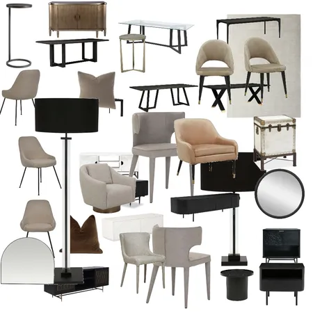 HAWKE - Final Concept items Interior Design Mood Board by Kahli Jayne Designs on Style Sourcebook