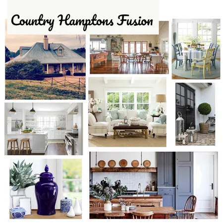 Country Hamptons Fusion Interior Design Mood Board by christina_helene designs on Style Sourcebook