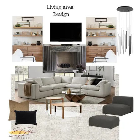 DeGennaro Living area Interior Design Mood Board by EF ZIN Interiors on Style Sourcebook