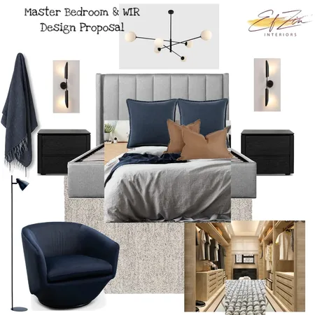 DeGennaro Master Bedroom WIR Interior Design Mood Board by EF ZIN Interiors on Style Sourcebook