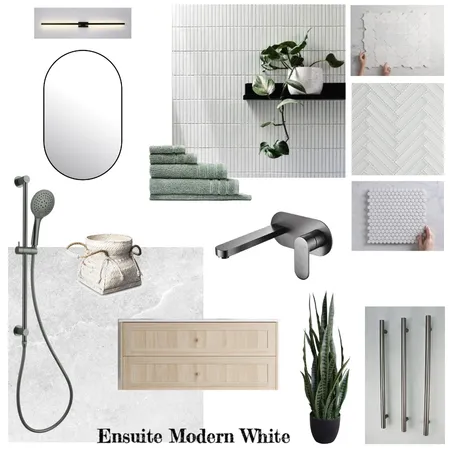 Ensuite Modern White Interior Design Mood Board by SuniDesign on Style Sourcebook