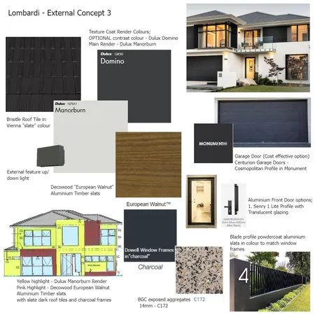 Lombardi - External Concept 3 Interior Design Mood Board by klaudiamj on Style Sourcebook