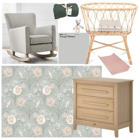 nursery Interior Design Mood Board by Valerie Joan Interiors on Style Sourcebook