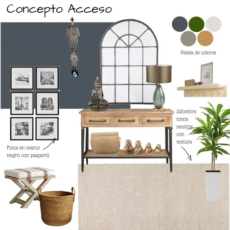 Hall Acceso Interior Design Mood Board by caropieper on Style Sourcebook