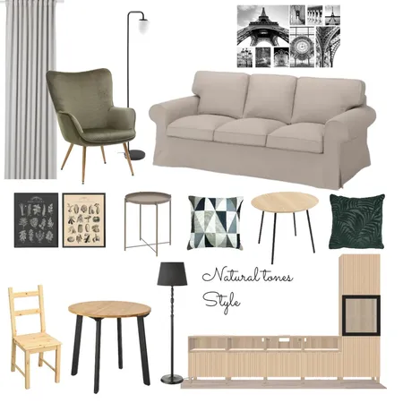 Carmen Neacsu Living Interior Design Mood Board by Designful.ro on Style Sourcebook