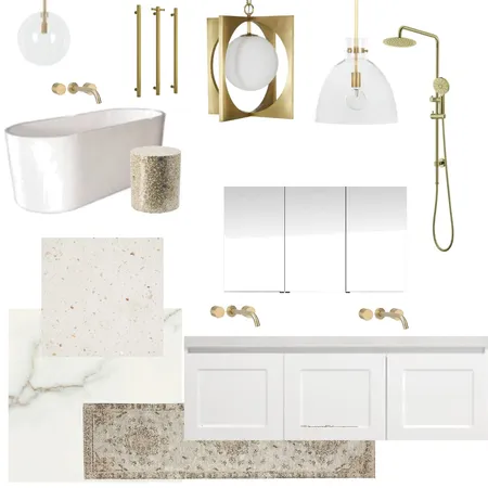 Ensuite Bathroom Interior Design Mood Board by Georgia Anne on Style Sourcebook