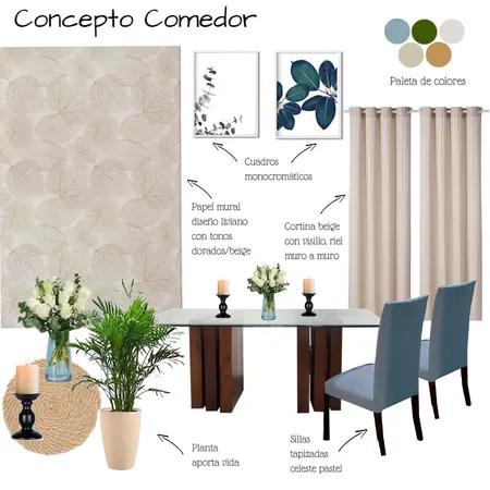 Comedor Interior Design Mood Board by caropieper on Style Sourcebook