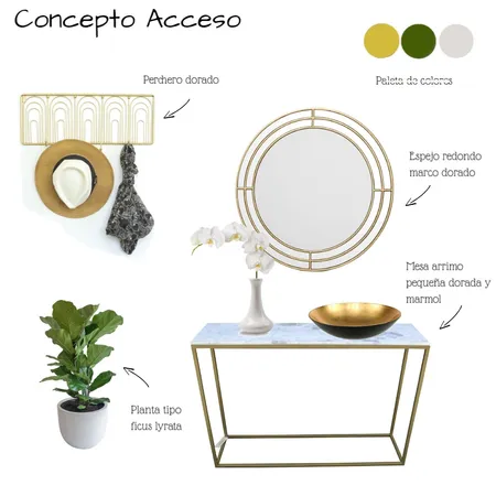 Hall Acceso Interior Design Mood Board by caropieper on Style Sourcebook