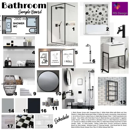 Bathroom M9 Interior Design Mood Board by Rohan on Style Sourcebook