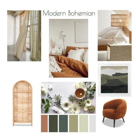 Modern Bohemian Interior Design Mood Board by Bryanna_lobacz on Style Sourcebook