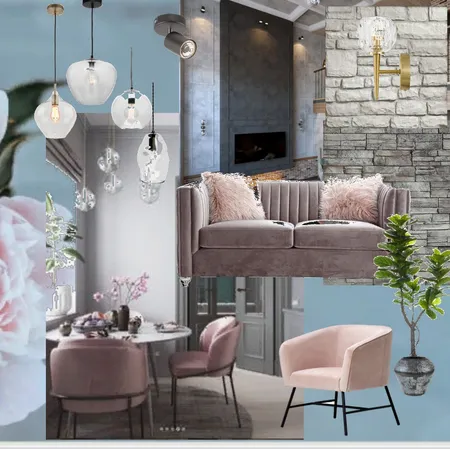 Мечта в пионовой дымке. Interior Design Mood Board by Люсьена on Style Sourcebook