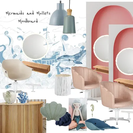 Mermaids and Mullets moodboard Interior Design Mood Board by Renee Interiors on Style Sourcebook