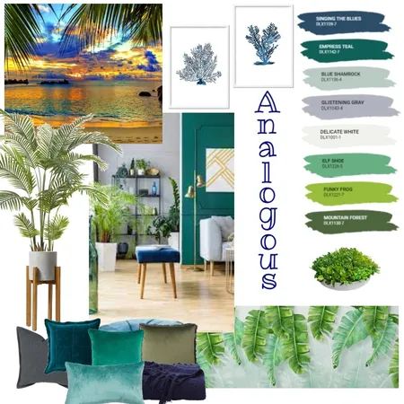 Analogous Interior Design Mood Board by leanne.nuen@gmail.com on Style Sourcebook