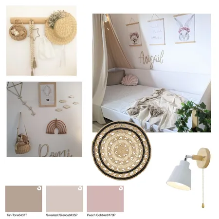 חן ואריק - חדר ילדה Interior Design Mood Board by revitalharom on Style Sourcebook