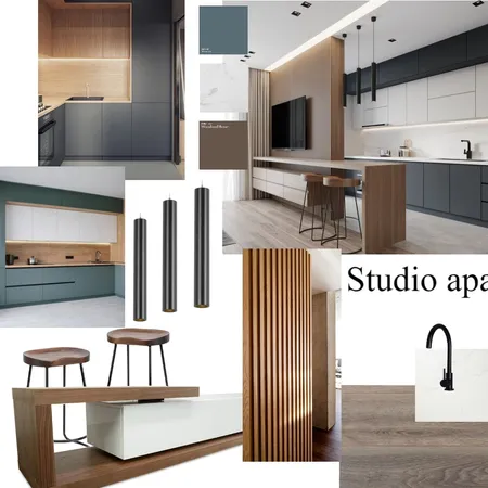 studio project kitchen Interior Design Mood Board by elsamemmou on Style Sourcebook