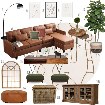 mod. 9 living room Interior Design Mood Board by Reanne Chromik on Style Sourcebook