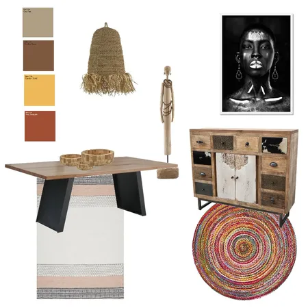 African Mood Board Interior Design Mood Board by DebbieM on Style Sourcebook