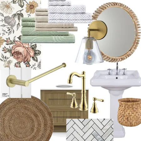 powder room Interior Design Mood Board by 12345 on Style Sourcebook