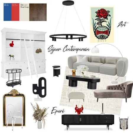 Contemporain séjour Interior Design Mood Board by MarionGuerin on Style Sourcebook