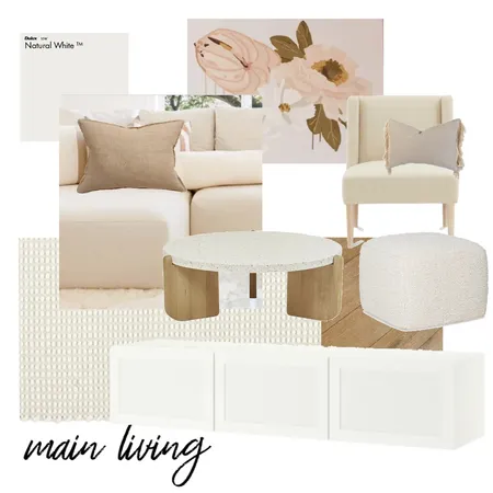 MAIN LIVING Interior Design Mood Board by Dominelli Design on Style Sourcebook