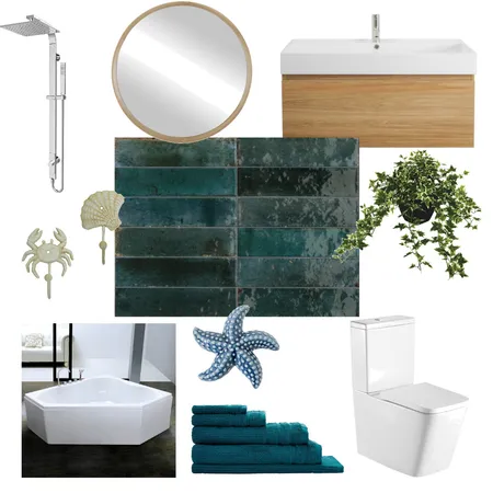 Bathroom Interior Design Mood Board by DenFlan on Style Sourcebook