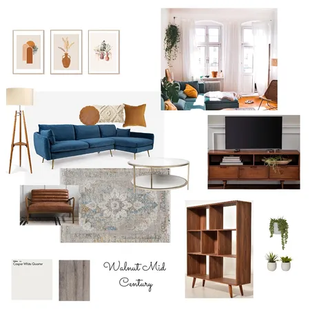 Mid Century Modern Interior Design Mood Board by Sydneyheather on Style Sourcebook