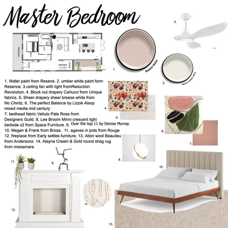 Master Bedroom Interior Design Mood Board by Samantha_Ane on Style Sourcebook