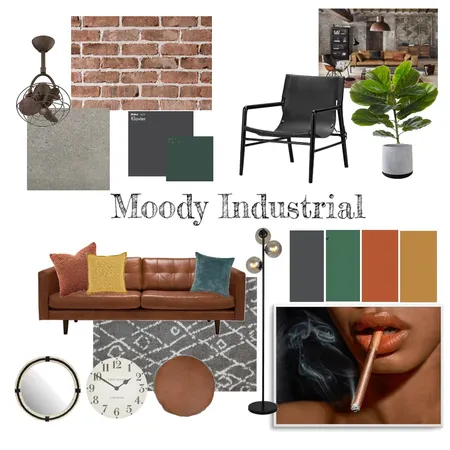 INDUSTRIAL - MODULE 3 Interior Design Mood Board by zoemaker on Style Sourcebook