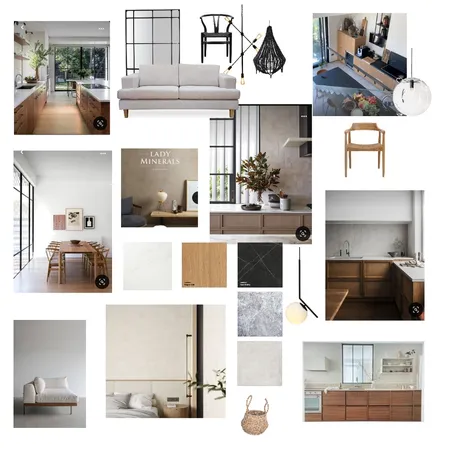 מוד בורד למטבח וסלון Interior Design Mood Board by lirante on Style Sourcebook