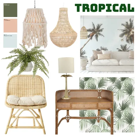 Tropical Interior Design Mood Board by Jefsie Khushu on Style Sourcebook