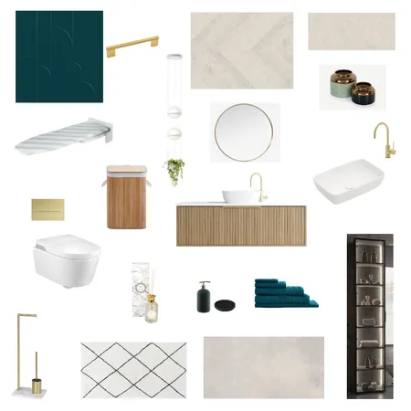 Module 9 WC & Laundry Interior Design Mood Board by ishigoel on Style Sourcebook