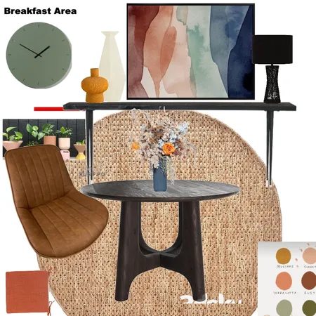 Breakfast Area (Rev 2) Interior Design Mood Board by Wildflower Property Styling on Style Sourcebook