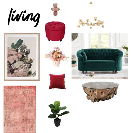 living Interior Design Mood Board by charu on Style Sourcebook