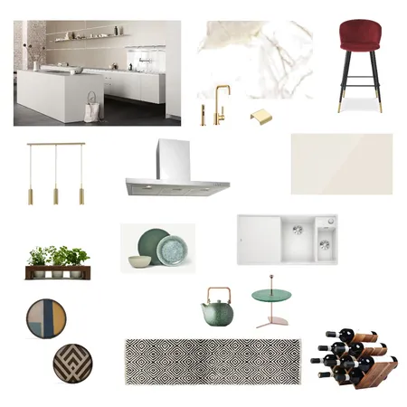 Module 9 Kitchen Interior Design Mood Board by ishigoel on Style Sourcebook