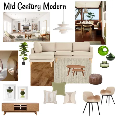 Mid century modern Interior Design Mood Board by Christinea on Style Sourcebook