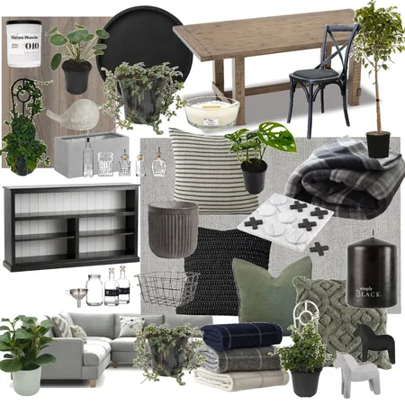 Plants option Printmakers draws Interior Design Mood Board by teesh on Style Sourcebook