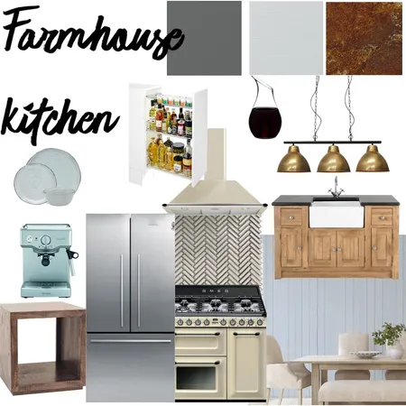 Farmhouse Kitchen Interior Design Mood Board by Becca333 on Style Sourcebook