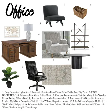 office Interior Design Mood Board by charu on Style Sourcebook