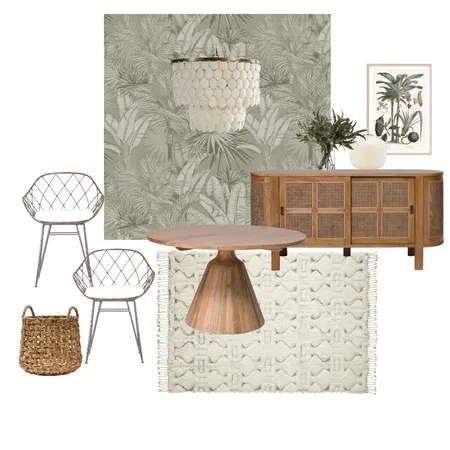 Botanical Dining Room Interior Design Mood Board by EMME Interiors on Style Sourcebook