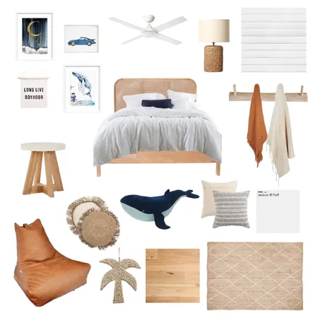 4 & 8 Year old Boys Room Interior Design Mood Board by Alana Turner on Style Sourcebook