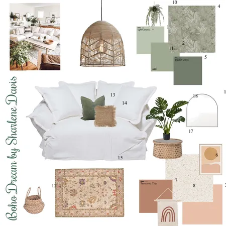 Boho Dream Interior Design Mood Board by Sharlenedavis17@gmail.com on Style Sourcebook