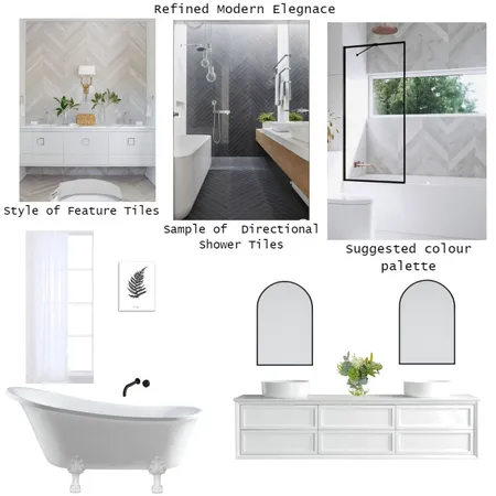 Joys Bathroom Interior Design Mood Board by staged design on Style Sourcebook