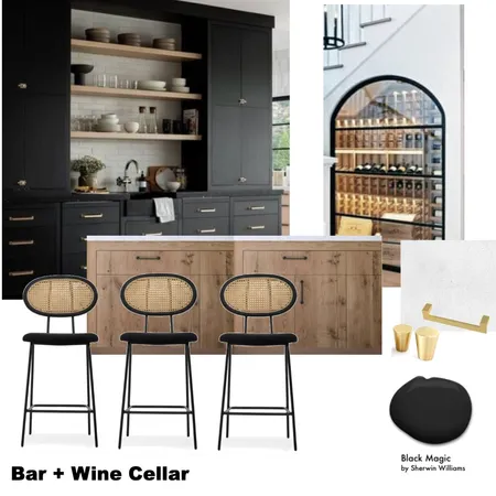 Bar + Wine Cellar #2 Interior Design Mood Board by shelby buis on Style Sourcebook