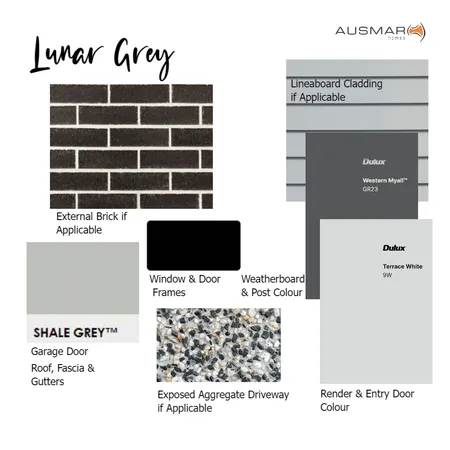 Lunar Grey - Exernal Scheme 5 Interior Design Mood Board by Natasha Schrapel on Style Sourcebook